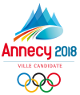 Logo Annecy - Ville candidate aux JO 2018