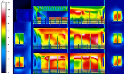 Apartment building thermal imaging